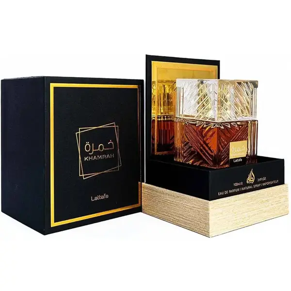 عطر ادکلن خمره لطافه اورجینال هارد باکس | khamrah lattafa Perfume